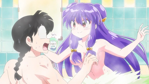 【画像】 アニメ『らんま1/2』2期、シャンプーの全裸お風呂回がエ●チすぎる