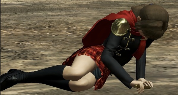 【画像】『FF零式』のデュースとかいう激シコ女のパンツ