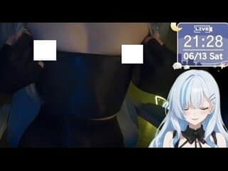 【悲報】 Vチューバーさん配信中に乳首丸出しwwwwwww