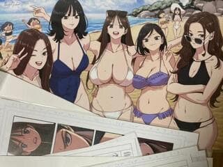 【画像】水着の描き方で、作者の性別がバレることが判明