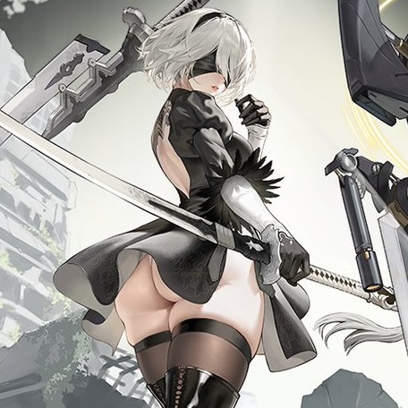 【画像】ニーア「2B」さん、ついにアズールレーンとのコラボが決定！とんでもなく尻を盛られてしまう