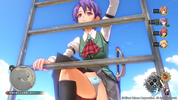 【画像】新作ゲーム『空の軌跡 the 2nd』、パンツがエッチすぎる