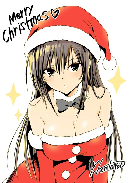 【画像】 矢吹健太郎さん、クリスマスに古手川のえちえちイラストを投稿する