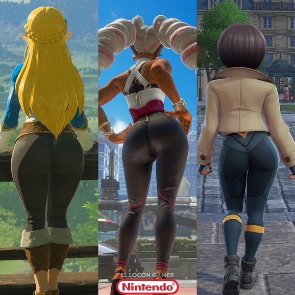 【画像】任天堂のゲーム、パンツは見えないけどケツはしっかり作り込む