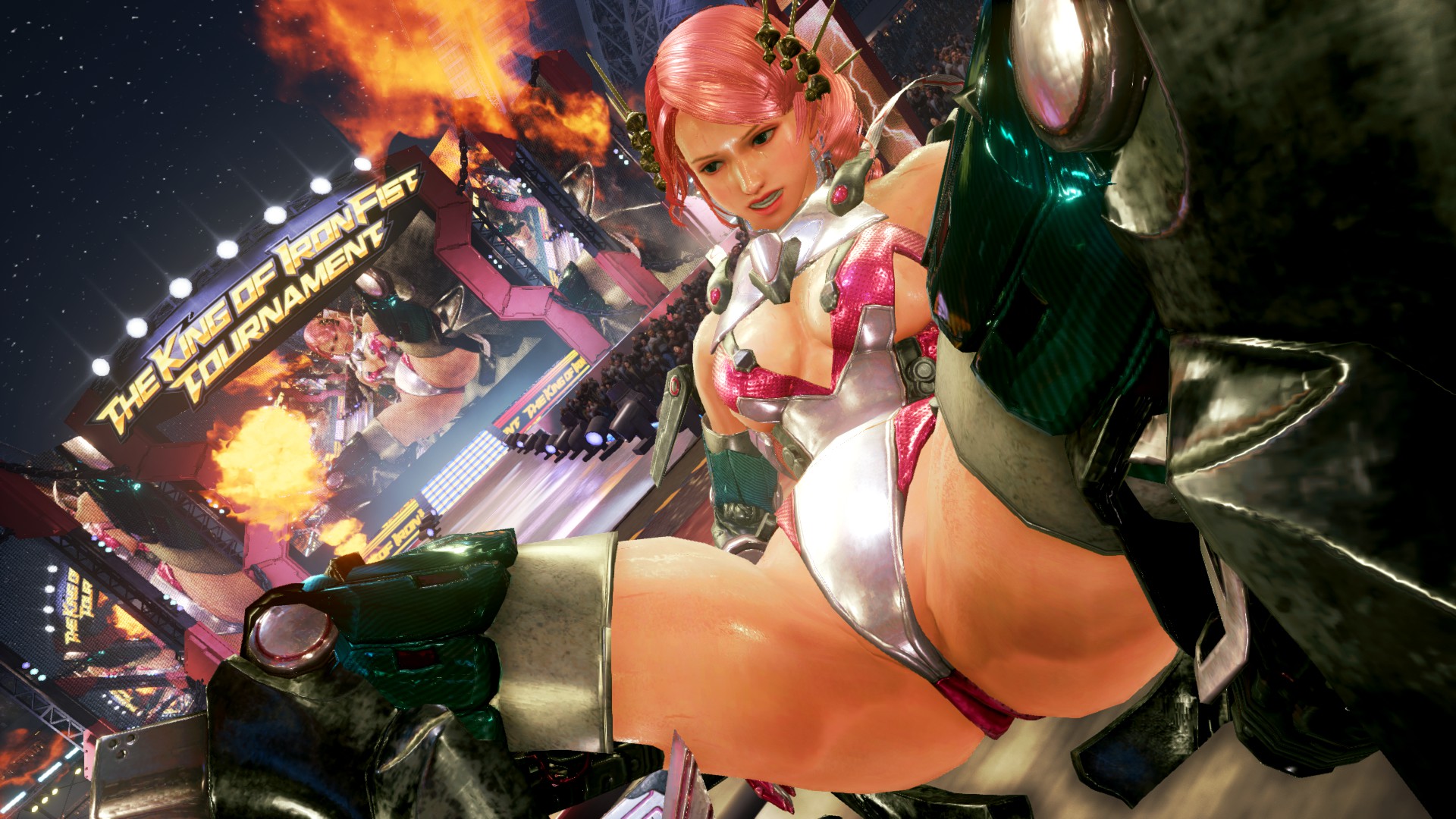 悲 報)"鉄 拳 8"の 新 水 着 コ ス チ ュ-ム.お っ ぱ い が 小 さ い. 