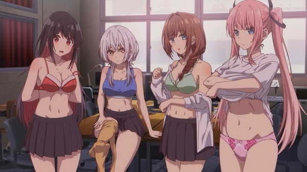 【画像】女の子の下着が見れるアニメは良いね