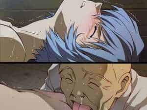 【新世紀エヴァンゲリオン】例のシーンでシンジ君がキモジジイだったら！？クールな綾波が敏感な部分を舐めしゃぶられて…！