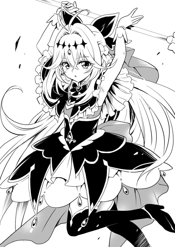 【画像】矢吹健太朗さん、Xのサブアカを開設してエチエチなキュアアルカナ・シャドウちゃんをお描きになる
