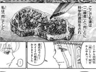 【画像】ハンターハンターのモレナ「20年間、私は『肉』として暮らしました。」←この少年誌の一線を越えてるページwwwwww