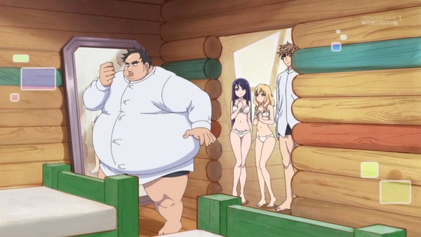 新アニメ『ブサメンガチファイター』、1話でヒロインがいきなりエッチな下着姿を晒してしまう