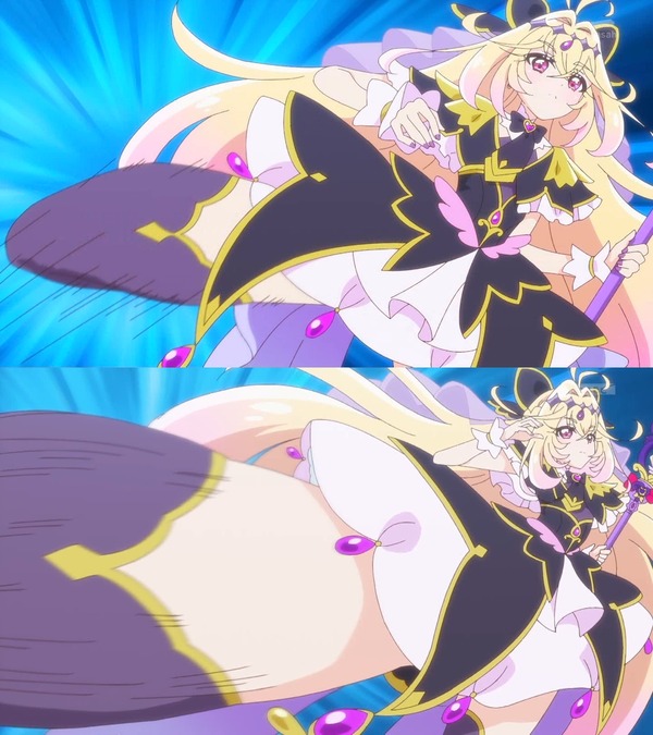 【画像】キュアアルカナ・シャドウちゃん、太ももがエッチすぎる