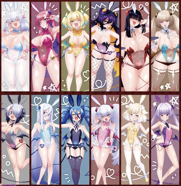 『ボンバーガール』、バニーの日にドスケベバニーイラストを公開する