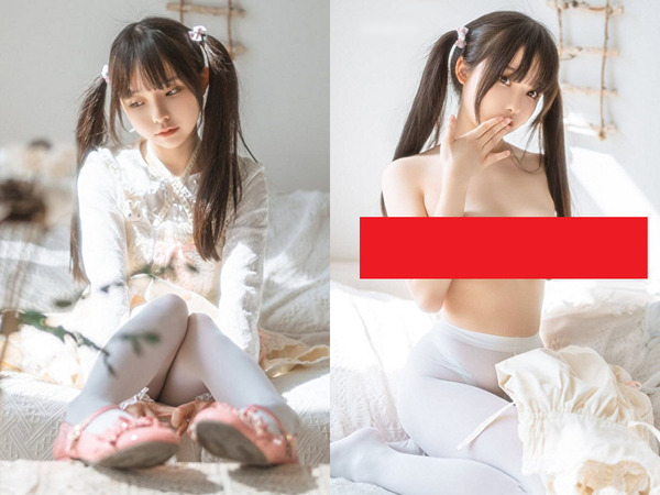 【画像】このロリ少女、脱いだら凄いおっぱいしてた…(ヌードあり)