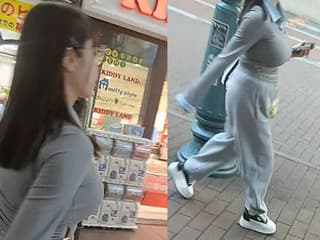 【画像】 お○ぱい大きい女の子、歩いてるだけで盗撮されてしまう……