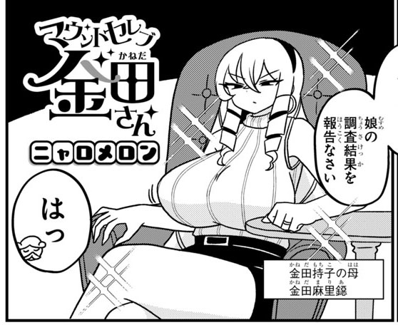 『マウントセレブ金田さん』のママという陥没乳首のデカ乳輪キャラ