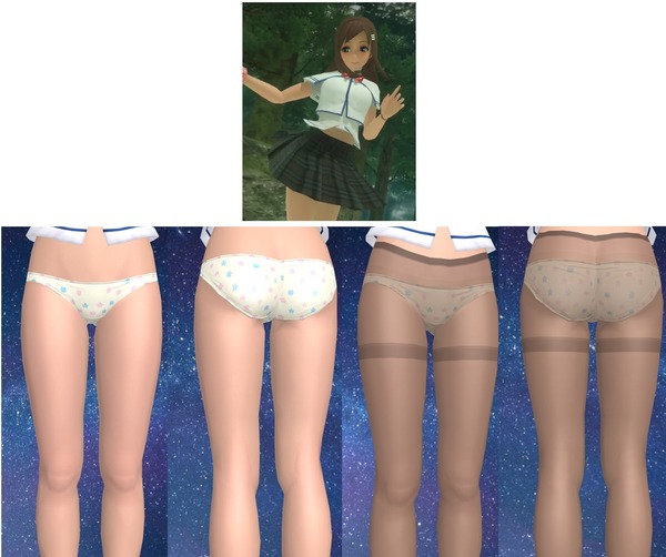 【画像】一般ゲームのディテールが凝ったパンツがエロすぎる