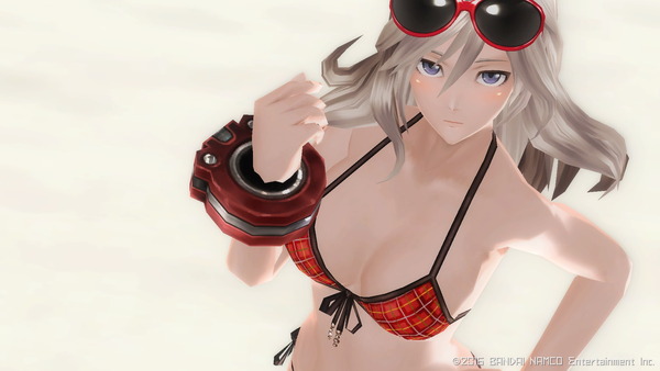 『ゴッドイーター』アリサのエッチな個撮ができる公式撮影ゲーム