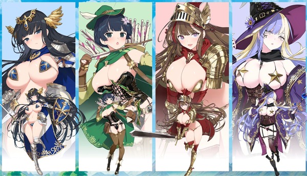 【画像】『閃乱カグラ』っていい意味で「あたまわるい」エロ衣装を定期的に披露するよね