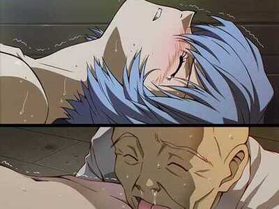 【新世紀エヴァンゲリオン】例のシーンでシンジ君がキモジジイだったら!?クールな綾波が敏感な部分を舐めしゃぶられて…!