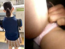 【ガチ】日本の電車内で女子生徒が射精される痴漢動画、海外で出回り話題に…