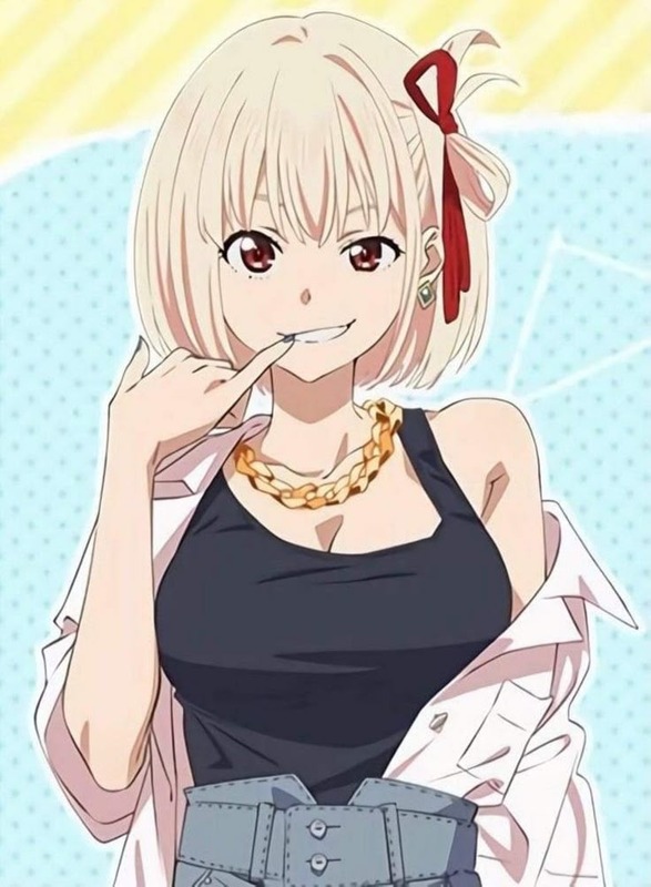 【画像】『リコリス・リコイル』千束ちゃんのキャラデザは神、エロすぎる