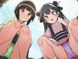 【二次エロ】無防備にしゃがみパンチラしてくれる女の子たち