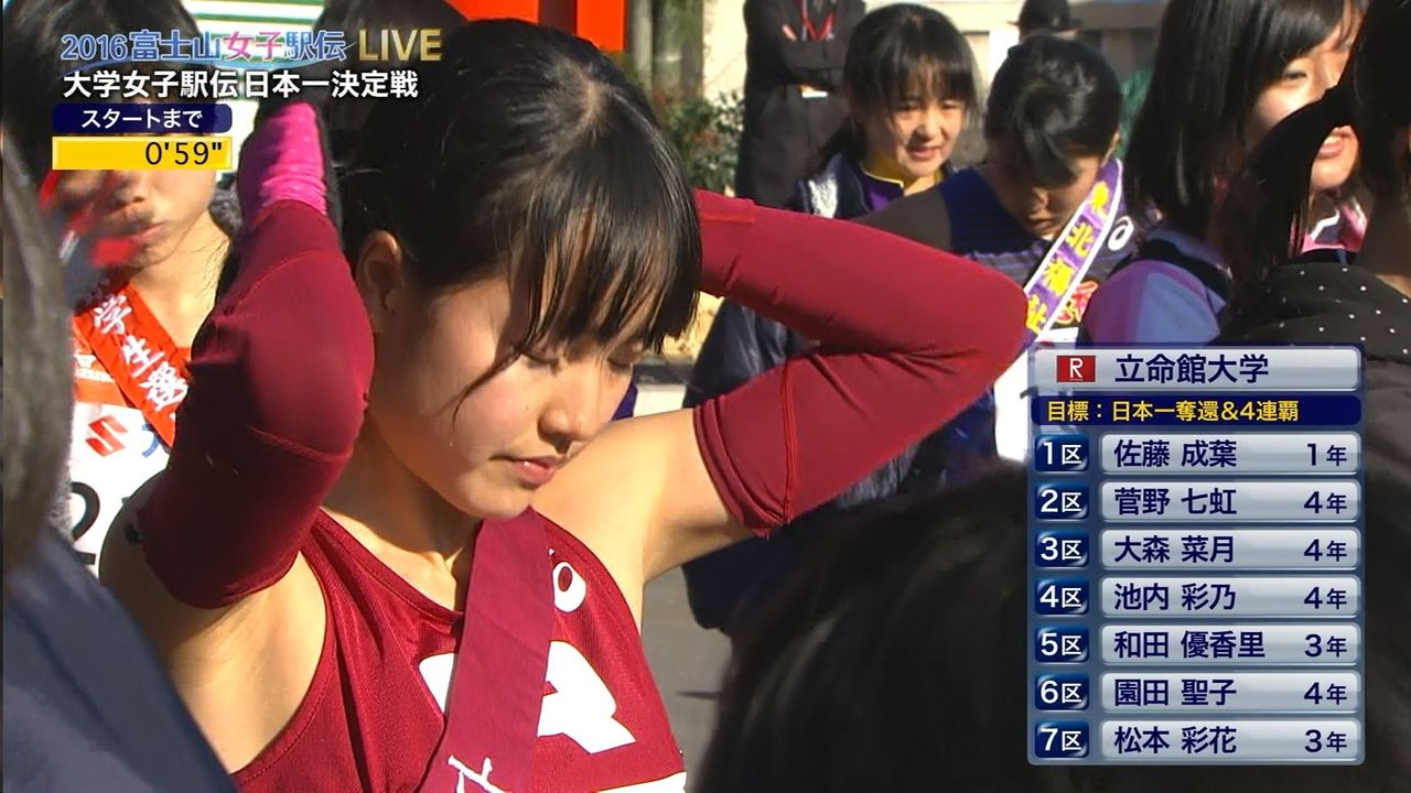 女子駅伝　エロ目線 