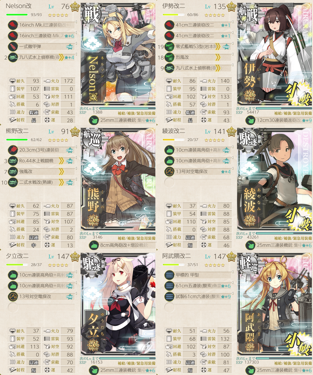 艦これ 6 5下 戦艦2航巡1軽巡1駆逐2 ボス前ネルソンタッチ 年6月版 Type 1026 艦これ 6 5下 戦艦2航巡1軽巡1駆逐2 ボス前ネルソンタッチ 年6月版 Type 1026
