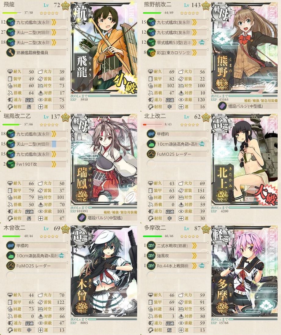 艦これ 2 4 沖ノ島海域迎撃戦 空母3 瑞鳳改二乙 雷巡2 軽巡1 18 3 Type 1026 艦これ 2 4 沖ノ島海域迎撃戦 空母3 瑞鳳改二乙 雷巡2 軽巡1 18 3 Type 1026