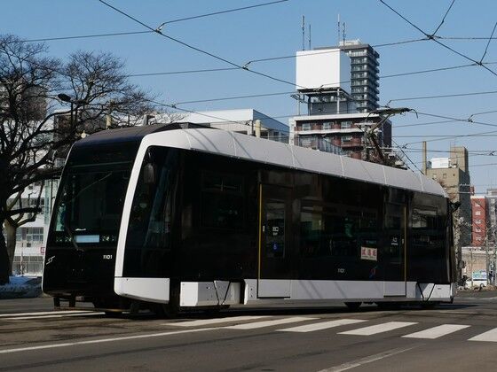 札幌市電 1100形 シリウス 1101号が本線試運転 ことでん貸切乗車団公式ブログ 札幌市電 1100形 シリウス 1101号が本線試運転 ことでん貸切乗車団公式ブログ