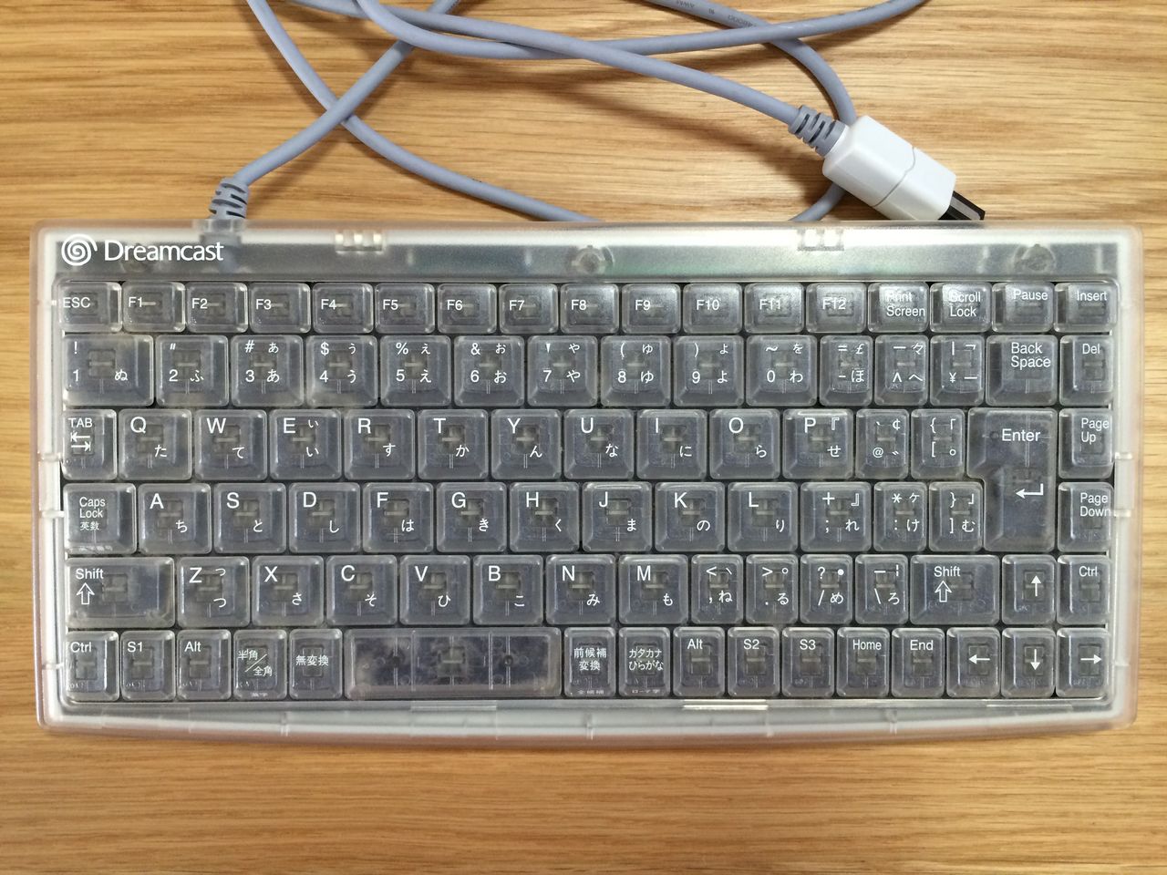 ドリームキャストキーボード3種類の比較(DLK-9810,HKT-7600,HKT-4000