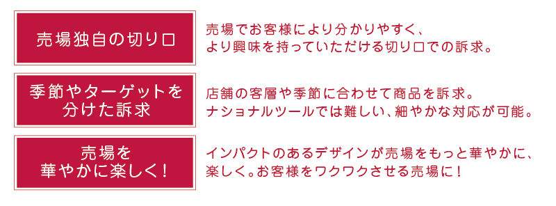 手書き風popの役割とは 売場が輝く 手書きpop 手書き風pop
