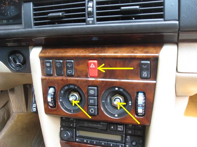 紫③ 未使用 ベンツ W124 純正 エアコン クライメートコントロール