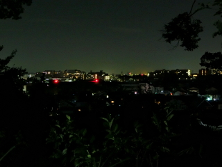 三鷹市、調布飛行場 mitaka_chofuairport_kokubunjigaisen_night