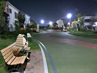 調布市、鬼太郎ひろば choufu_kitarouhiroba_night_a