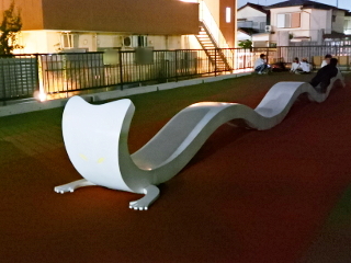 調布市、鬼太郎ひろば choufu_kitarouhiroba-ittanmomen_night