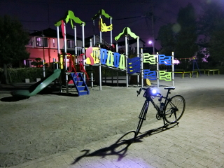 調布市、ターザン児童遊園 choufu_tarzanjidoukouen_night