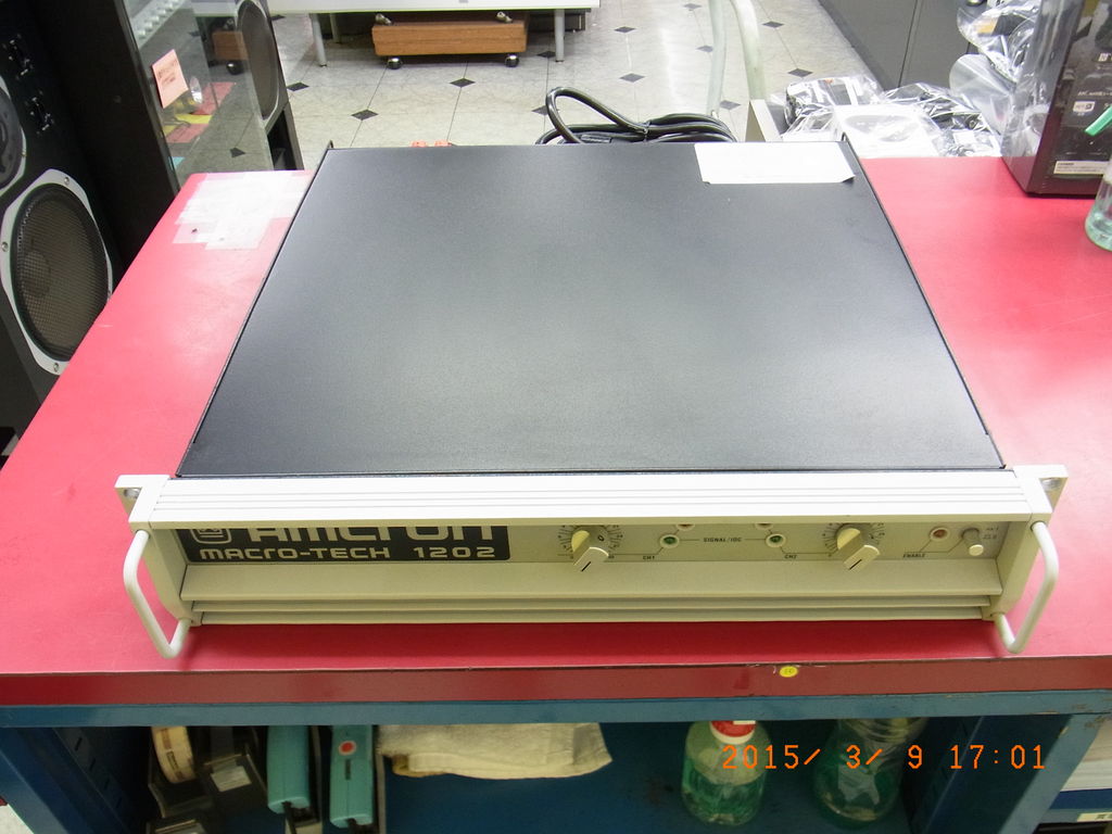 AMCRON MACRO-TECH 1202 パワーアンプ THX仕様 映画館 シネマ