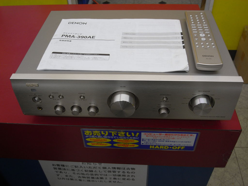 DENON PMA-390AE 入荷しました : ハードオフ・ブログ 長野