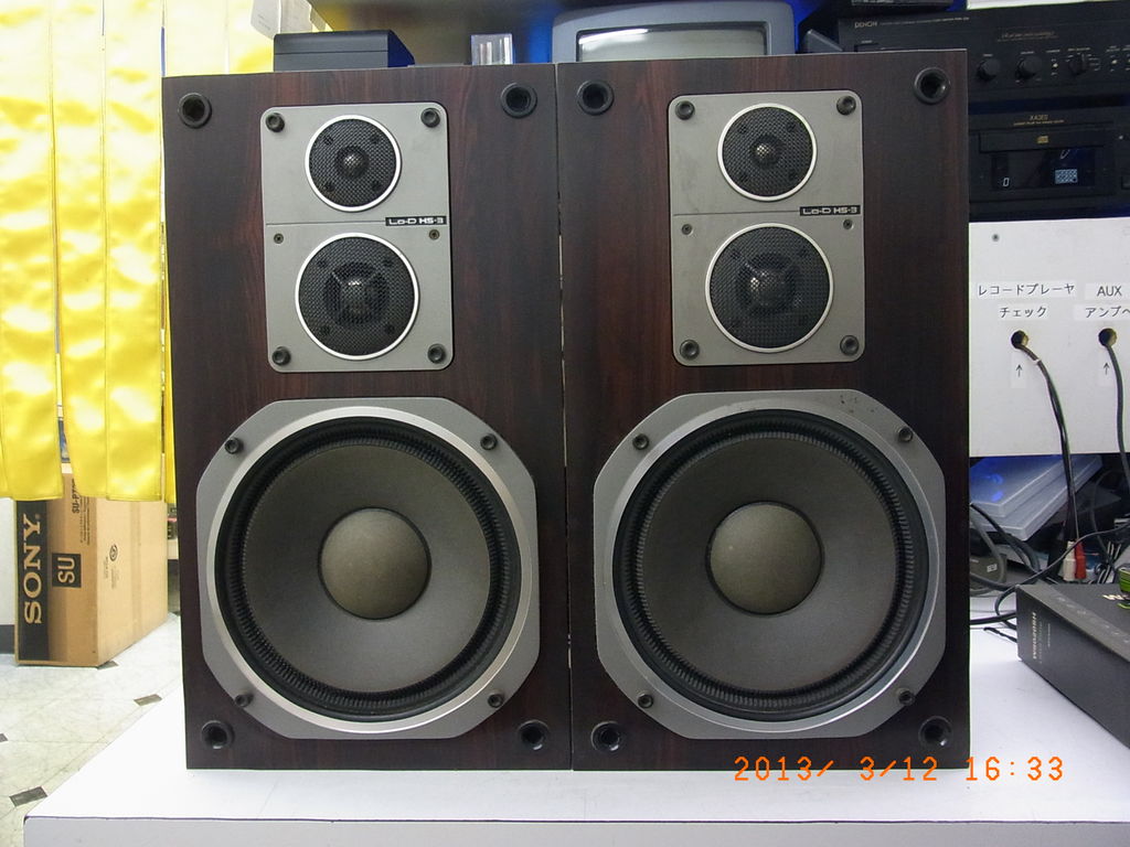 日立 Lo-D L-203 ギャザードエッジ 20cm ウーファー 2個1組