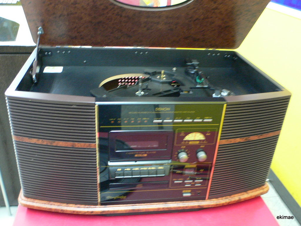 DENON音聴箱Otogibako GP-S50 動作確認済み DENON 音聴箱 卓上型ステレオシステム GP-S50 昭和レトロ デノン