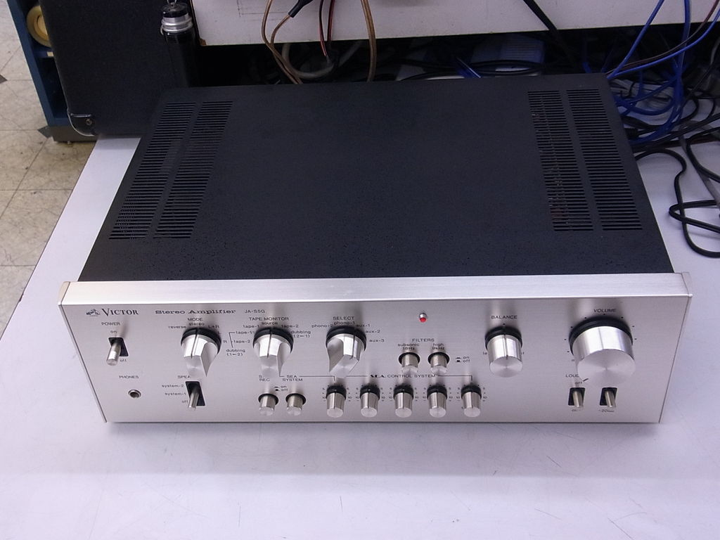 ビクター JA-S5 プリメインアンプ1973年頃 ビクター JA-S5 プリメインアンプ1973年頃 VICTORプリメインアンプ JA