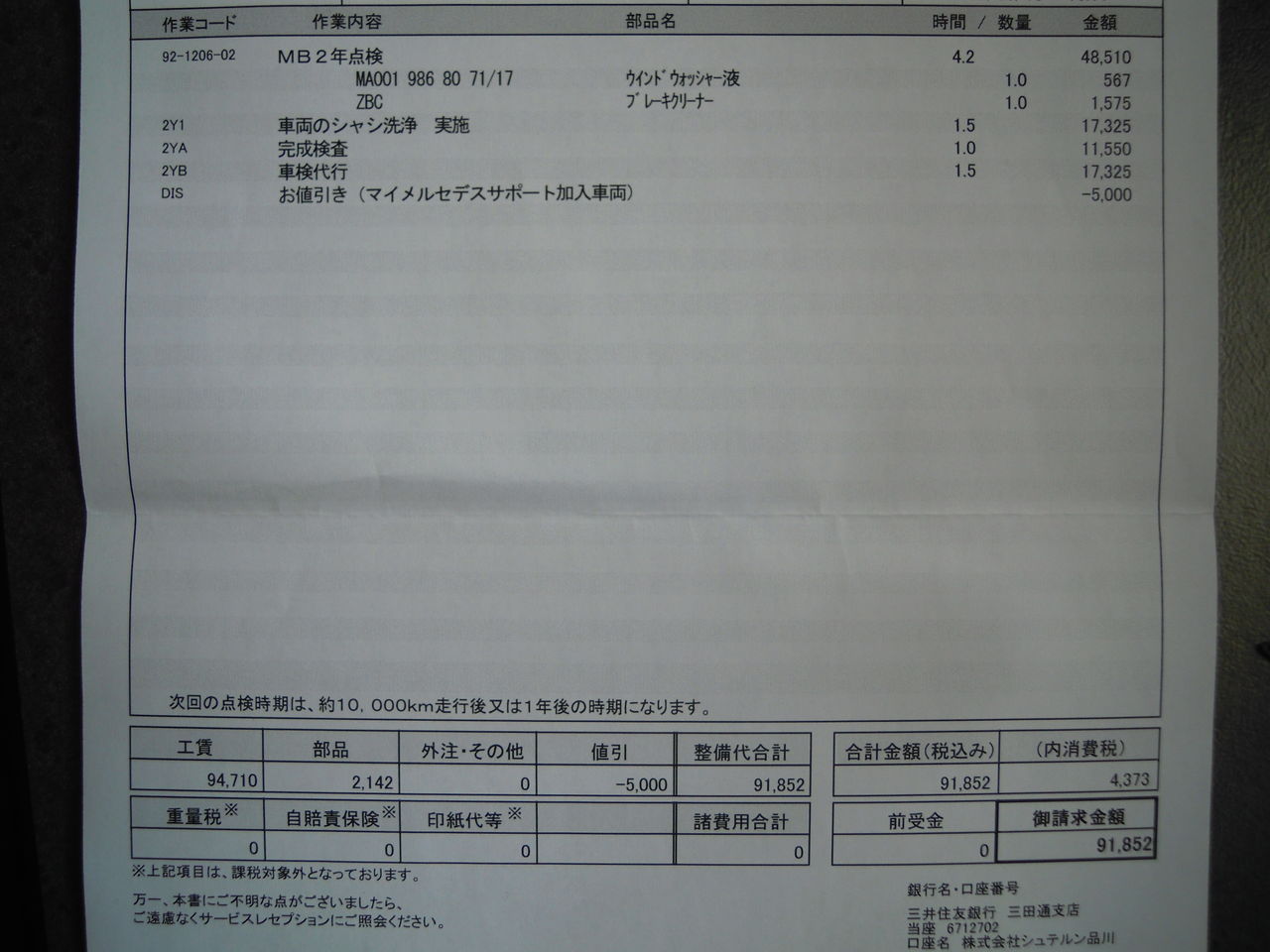 車検終了 認定中古車 Com Experience Report