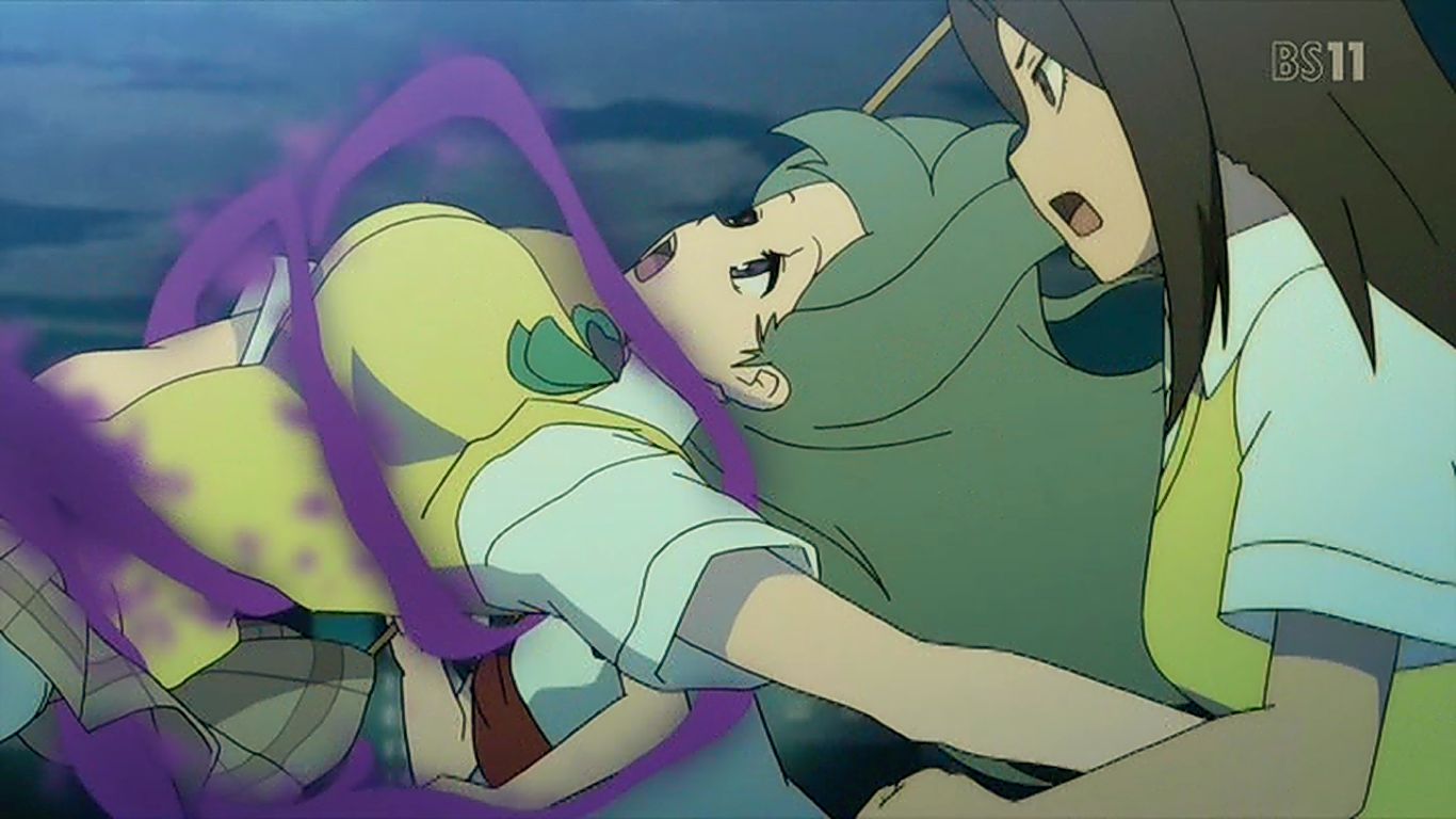 天野緑子 夜桜四重奏 ハナノウタ 第11話 アニメヒロインのピンチに萌える