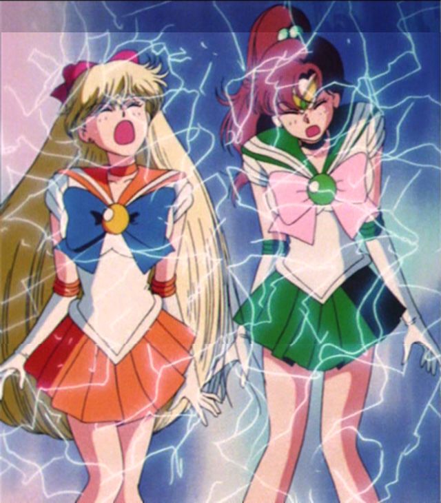 セーラージュピター セーラーヴィーナス 美少女戦士セーラームーン アニメヒロインのピンチに萌える