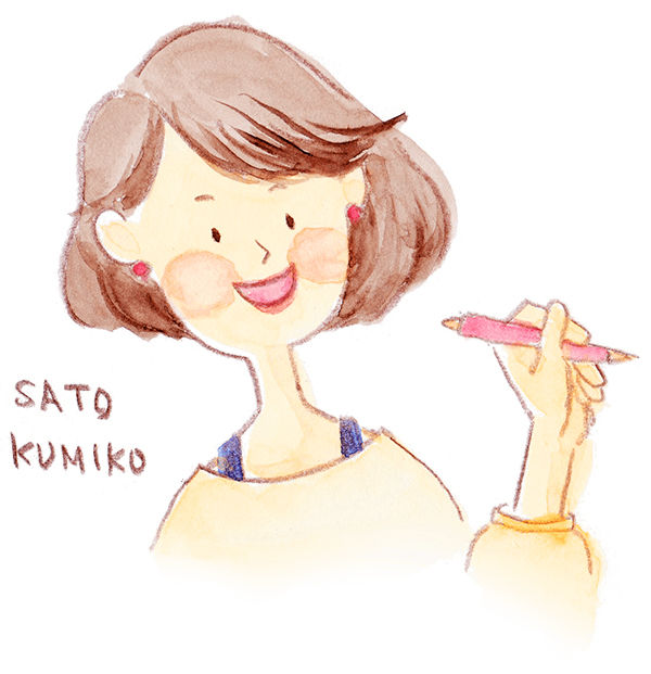 佐藤久美子似顔絵