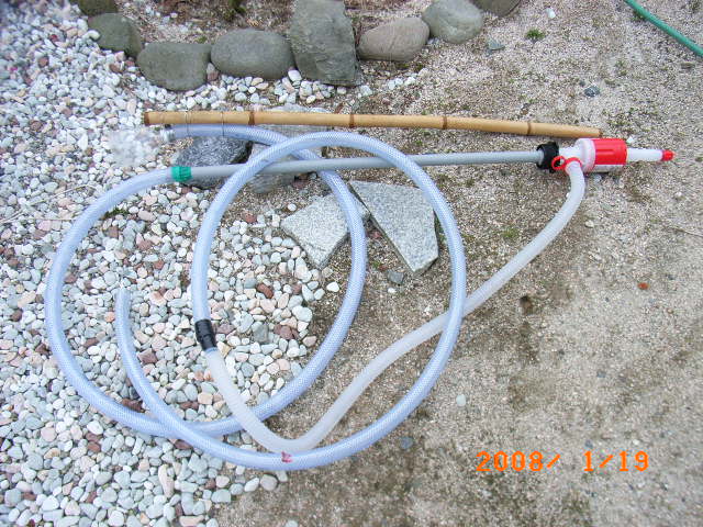 池の掃除 新兵器登場 翁日記 ヤマメ シュリンプ