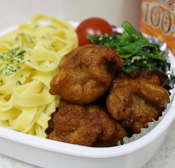 唐揚げパスタ