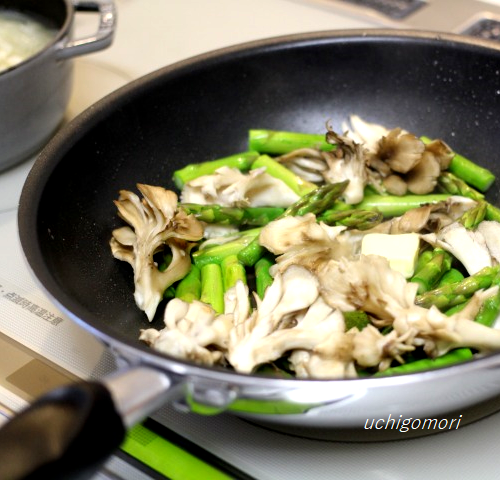 アスパラ＆舞茸