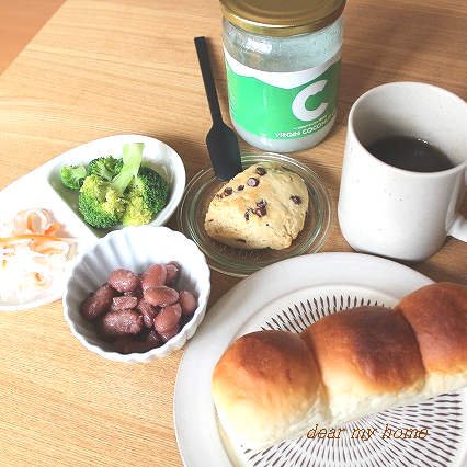 自分朝ごはん